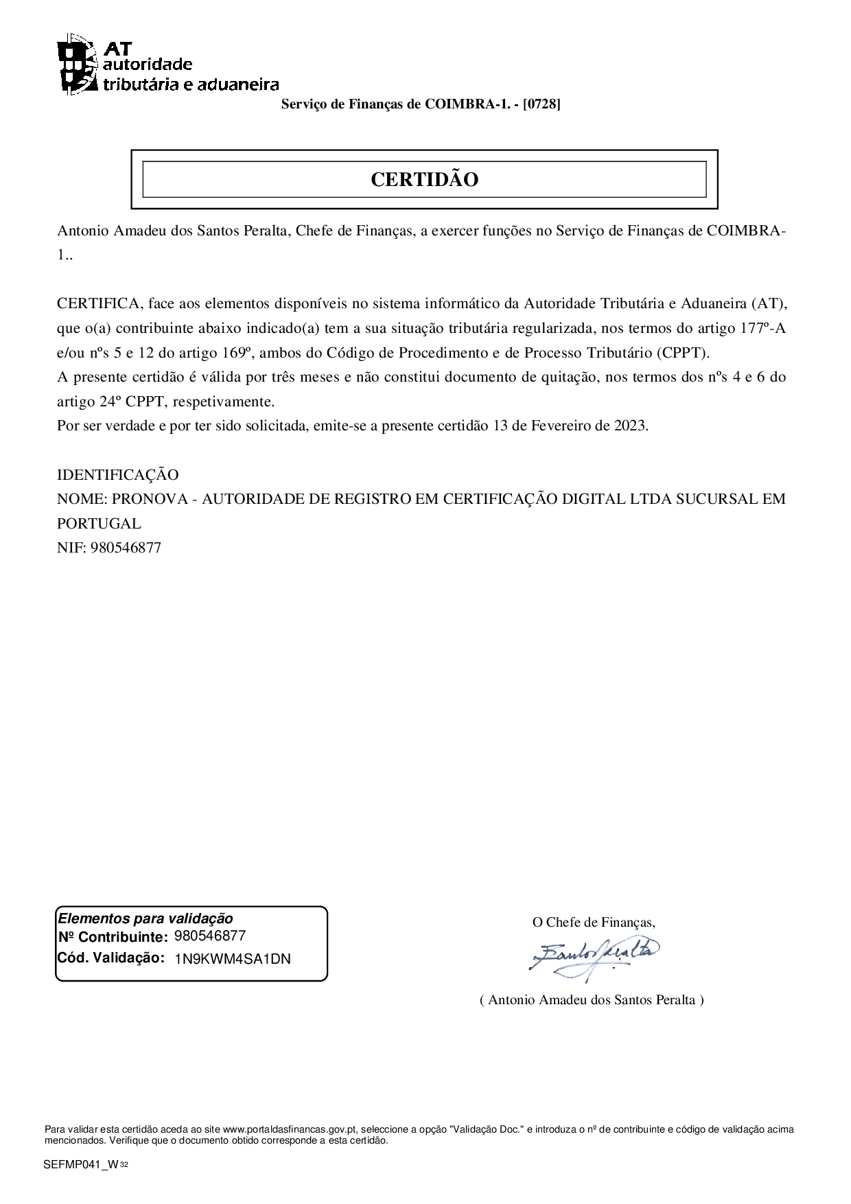 Europa PRONOVA Certificadora Digital Europa pronova certificadora digital