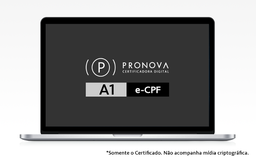 [717] CERTIFICADO DIGITAL E-CPF A1